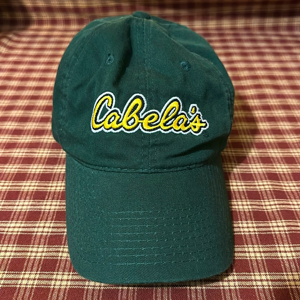 Unisex Green Embroidered Cabelas Hat